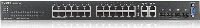 Zyxel Switch 28x GE GS2220-28 24 Port + 4x SFP/Rj45