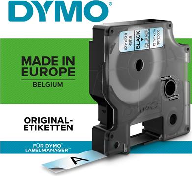 DYMO D1 poliesterska traka vrijedno pakiranje 9mmx7m crno->bijela 10kom