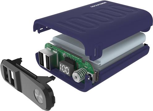 RealPower Powerbank PB-10000 PD+ tamnoplava 10.000 mAh
