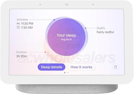 Pametni zaslon Google Nest Hub (2. Gen.) Chalk 7" Android PN: GA01331-EU