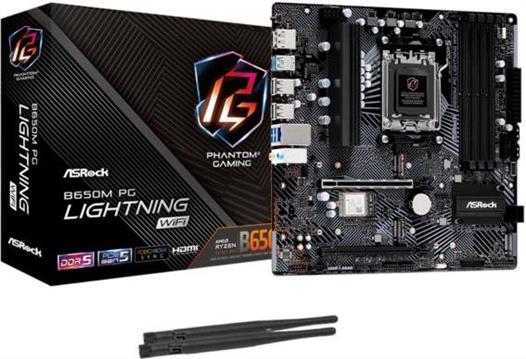 ASRock B650M PG Lightning WiFi AM5 mATX DDR5