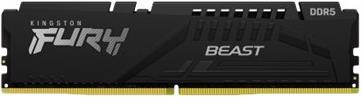 128GB (4x32GB) KINGSTON FURY Beast Black XMP DDR5-5600 CL40 RAM Memory Kit, KF556C40BBK4-128