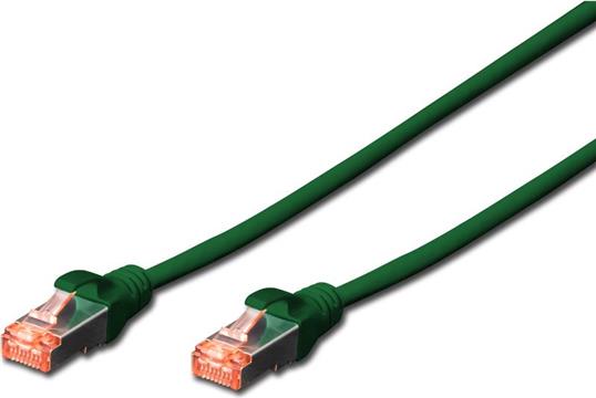 DIGITUS CAT 6 S/FTP patch kabel, 10 komada, 0,25m, zeleni