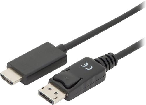 DIGITUS DisplayPort Adapterkabel DPort -> HDMIA St/St 8K 1m