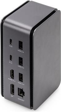 DIGITUS Dockingstation USB-C 14- Port 8K grau