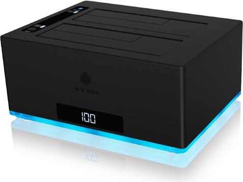 Docking- & Klonstation IcyBox 2,5"& 3,5" SATA, USB3.0 TypeA