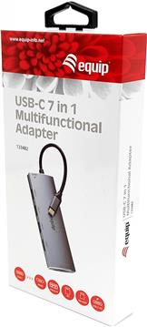 Equip Dock USB-C->HDMI,3xUSB3.0,SD,TF,60WPD4k30Hz 0.15m si