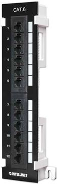 INTELLINET patch panel 12-port Cat6 UTP wall mounting