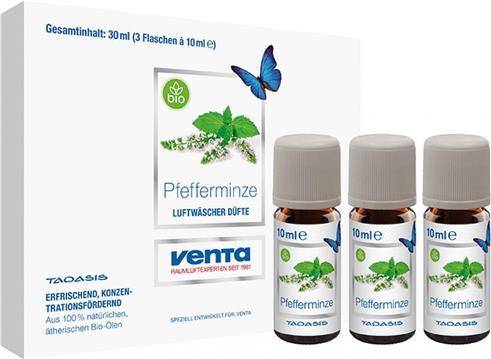 Eterično ulje Venta Bio, za ovlaživač zraka Venta, peppermint, 3x10ml