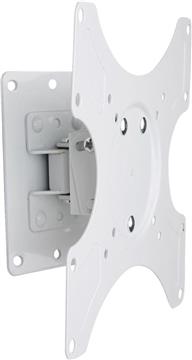 Wall Support for LCD LED 19-37'' Tiltable 1 Joint, VESA ut to 200 x 200, 25 Kg Max, White