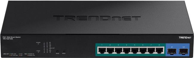 TRENDnet 10-Port Gigabit Web Smart PoE+ Switch
