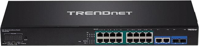 TRENDnet 18-Port Gigabit PoE+ Smart Surveillance Switch