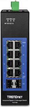 TRENDnet Industrie Switch 10 Port Gbit L2 Managed DIN-Rail