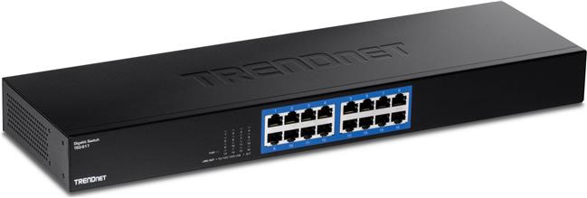 TRENDnet Switch 16 Port Gbit 19" Metall