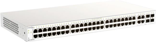 Switch 440mm D-Link DBS-2000-52 4*Combo/52*GE PoE retail