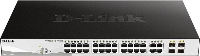 Switch 444mm D-Link DGS-1210-28P/ME/E 4*SFP/24*GE PoE+ retail