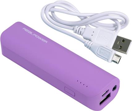 RealPower Powerbank PB-2600 lila 2.600mAh