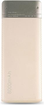 RealPower Powerbank PB-8000 Fashion Champagner 8.000mAh