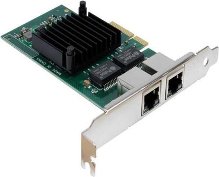 Inter-Tech Gigabit PCIe Adapter Argus ST-727 x4 v2.0 Dual retail