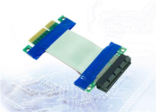 Inter-Tech Riser Card Extender 5 cm PCIe x4 flexibel