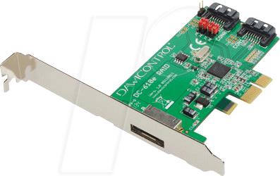 Dawicontrol PCI Card PCI-e DC-610e RAID 2Kanal SATA 6G Blis