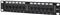 1U, 12 Port, Unshielded, Black