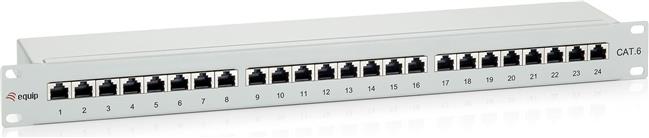 24-Port Cat.6 Shielded Patch Panel