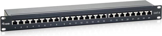 24-Port Cat.6 Shielded Patch Panel