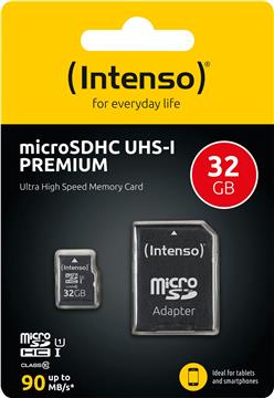 32GB, microSDHC, Class 10