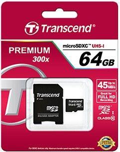 64GB, microSDXC, Class 10