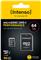 MicroSD Card 64GB Intenso SD-HC UHS-I inkl. SD- Adapter retail