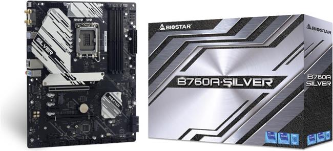 Biostar B760A-Silver (B760,S1700,ATX,DDR5)