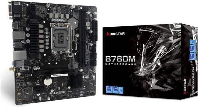 Biostar B760MX2-E D4 (B760,S1700,mATX,DDR4)