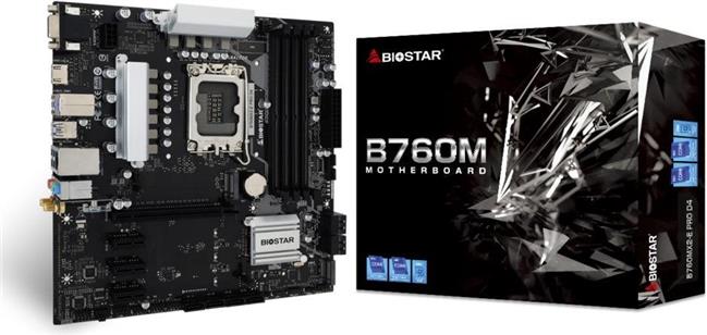 Biostar B760MX2-E Pro D4 (B760,S1700,mATX,DDR4)