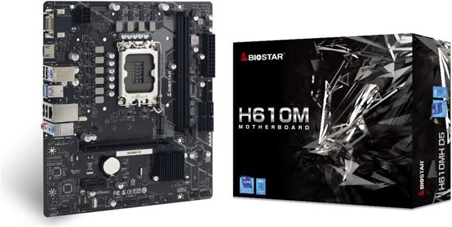 Biostar H610MH D5 (H610,S1700,mATX,DDR5)