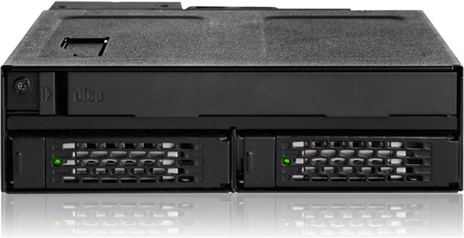 Backplane IcyDock 2x6,3cm SATAI-III in 1x5,25" HDD/SSD retail