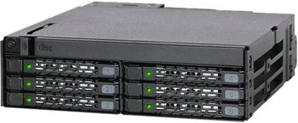 Backplane IcyDock 6x6,3cm SATAI-III in 1x5,25" HDD/SSD sw retail