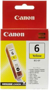 Tinta Canon BCI-6Y, Yellow