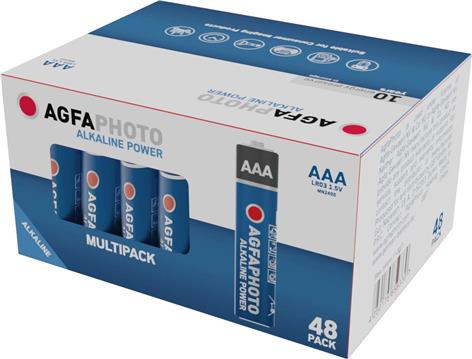 AgfaPhoto Batterie Alkaline Power -AAA LR03 Micro 48St.