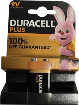 Duracell Batterie Plus NEW -9V (MN1604/6LR61) 1St.