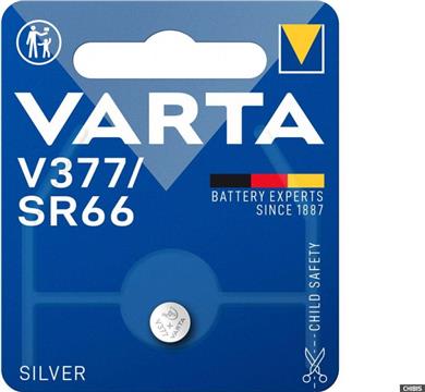 V377, Silver, 24mAh, 1.55V