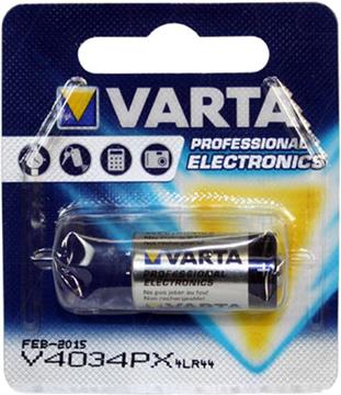 V4034PX, Alkaline, 100mAh, 6V