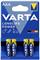 Varta Batterie LONGLIFE Max Power AAA Micro NEU 4St.