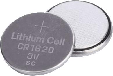 CR1620, 3V, lithium