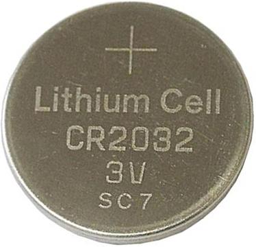 CR2032 3V Lithium Coin Cell Card of 1