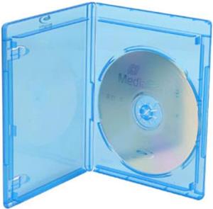 MediaRange BD-Leerhülle Video Box 1 Fach blau mit 50 Stück