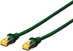 DIGITUS CAT 6A S/FTP patch kabel, 2m, zeleni