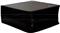 MediaRange Media storage wallet for 300 discs, synthetic leather, black