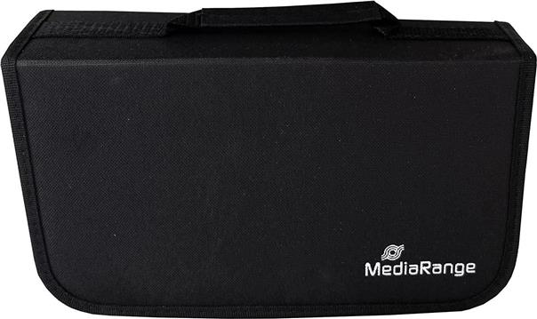 MediaRange Media storage wallet for 96 discs, nylon, black