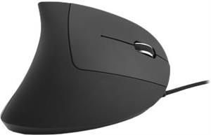 MediaRange mouse USB 2.0 Vertical right-handed, black